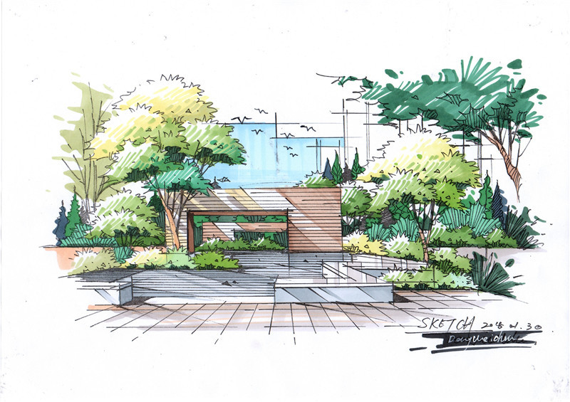 大禹景觀設(shè)計(jì)|空間|景觀設(shè)計(jì)|愛手繪大禹 