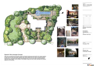 [上海]某高爾夫地塊別墅景觀設計方案