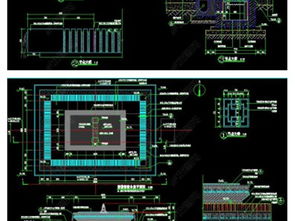 精品景觀小品噴泉水景鏡面水景觀cad施工圖設(shè)計(jì)平面圖下載