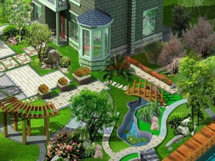 別墅唯美庭院設(shè)計(jì)圖