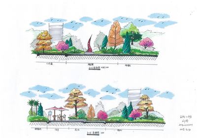 彩平圖|空間|景觀設計|丹丹心靈靈 